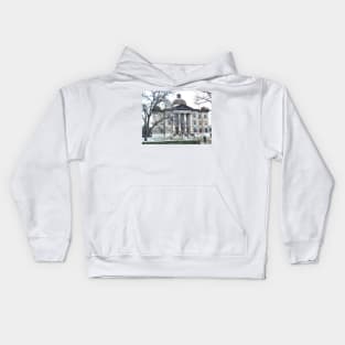 San Marcos Courthouse in the Snow Kids Hoodie